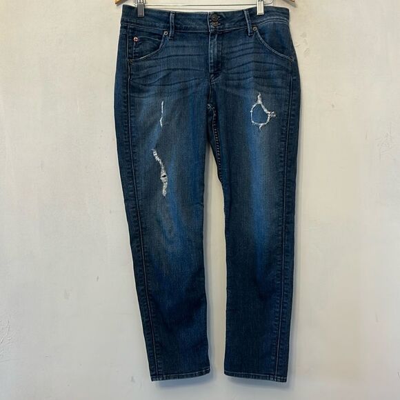 Hudson distressed denim ankle jeans Size 30 EUC - Picture 1 of 12